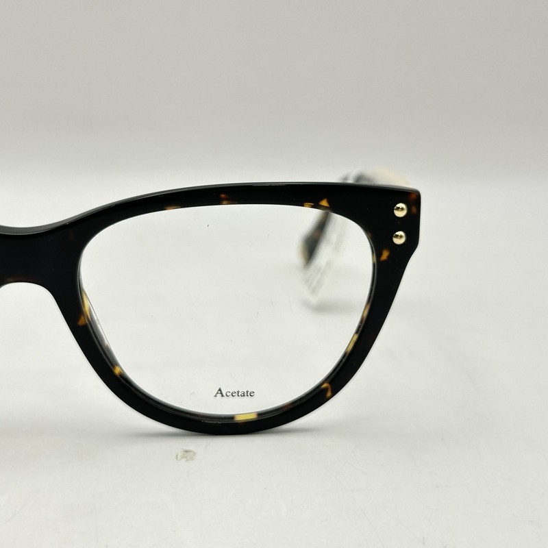 Carolina Herrera Womens Cat Eye Full Rim Acetate Eyeglasses HER0256 Havana gallery