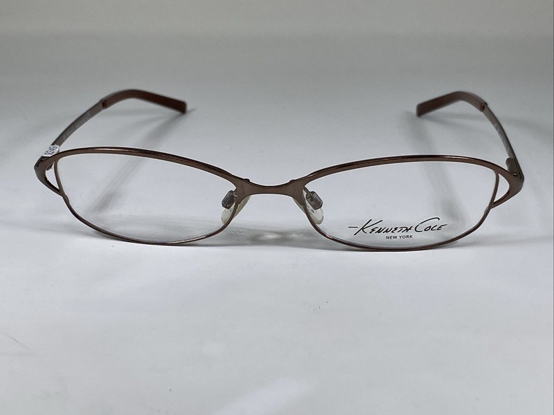 KENNETH COLE NEW YORK KC547 J78 NOS Italy Brown Eyeglasses Frame 52-16-135 gallery