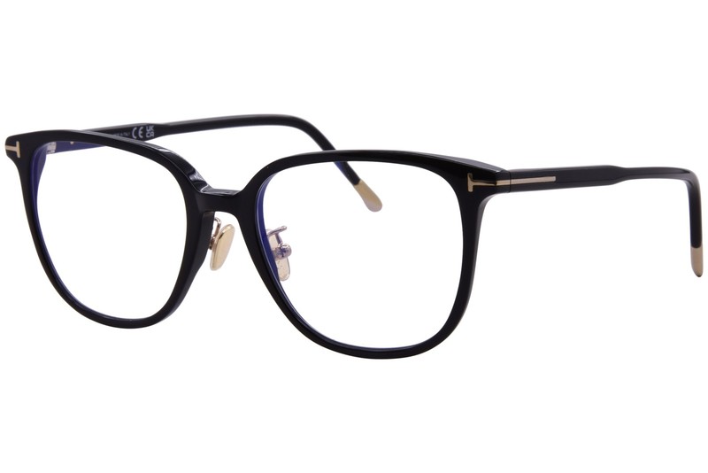 Tom Ford FT5778-D-B 001 Eyeglasses Women’s Black Full Rim Square Shape 53mm