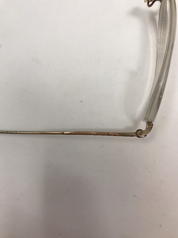 Oliver Peoples Eyeglasses Harvard 52-20-140 Half Rimless Gold G776 gallery