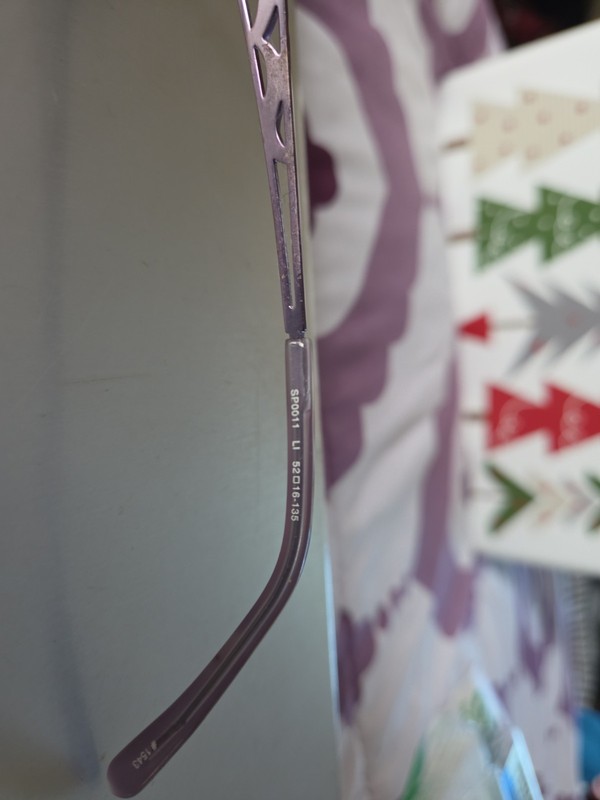 SPLENDOR SP0011 52-16-135 PURPLE AUTHENTIC EYEGLASSES B89 gallery