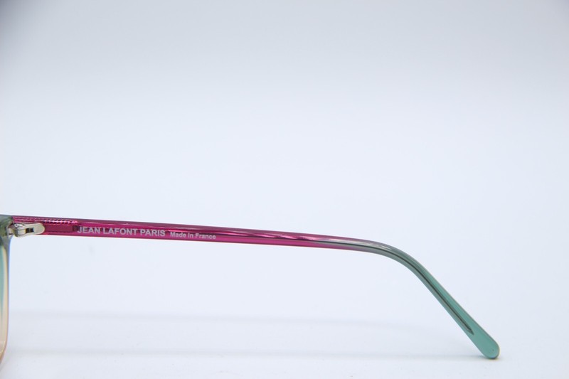 NEW JEAN LAFONT JUNGLE 4055E GREEN BROWN PINK AUTHENTIC FRAMES EYEGLASSES 45-18 gallery
