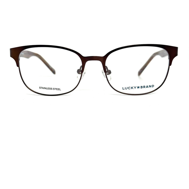 LUCKY BRAND D703 Brown Kids Full Rim Eyeglasses Frames 48-16-125 H16419