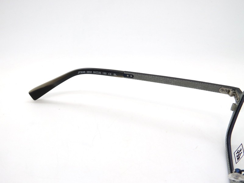 J.F. REY JF3046 2802 Grey/Silver Carbon 55mm Authentic Eyeglasses gallery