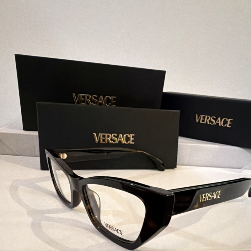 Versace Tortoise Square Full Rim Plastic Eyeglasses MOD.53/3 Designer