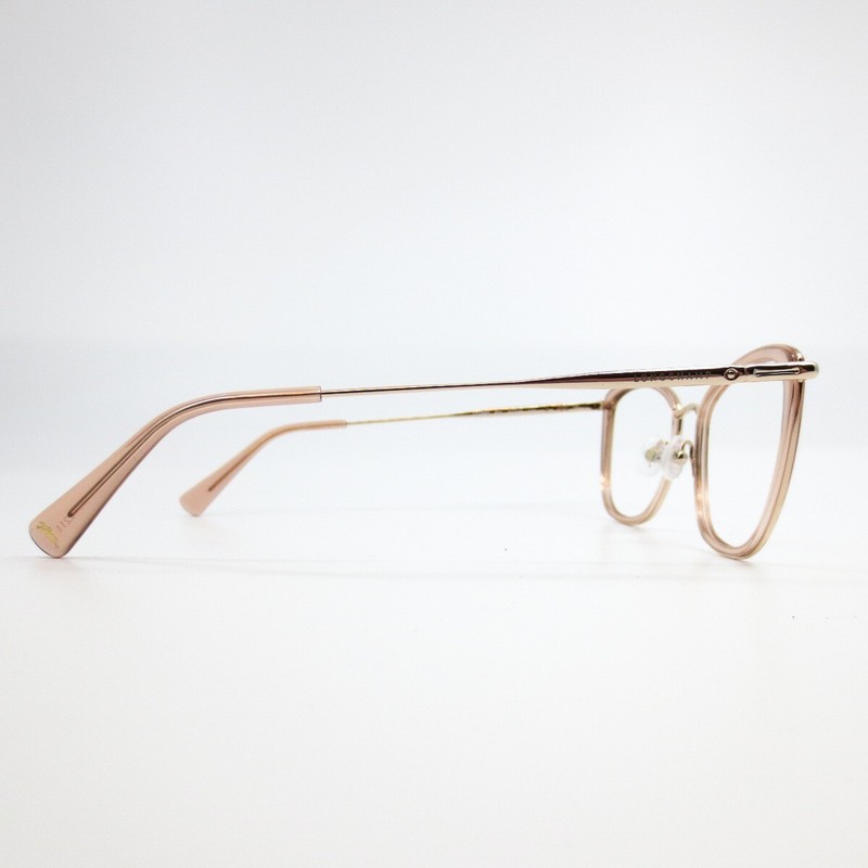 Longchamp Eyeglasses Frames LO2660 601 Clear Pink Gold Cat Eye Square 51-19-140 gallery