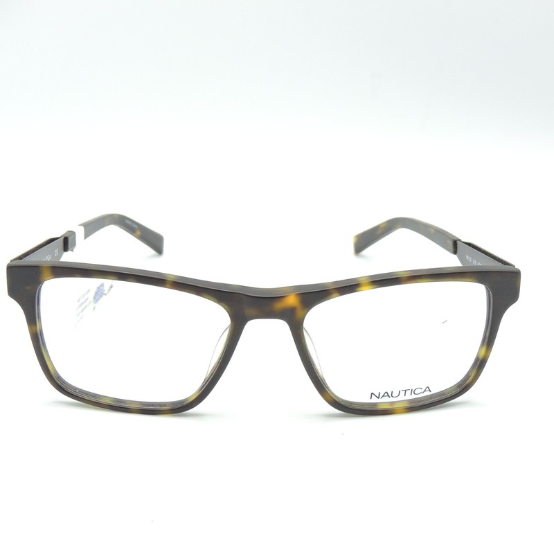 Nautica N8135 215 Matte Dark Tortoise Eyeglass Frame 55 18 145 gallery