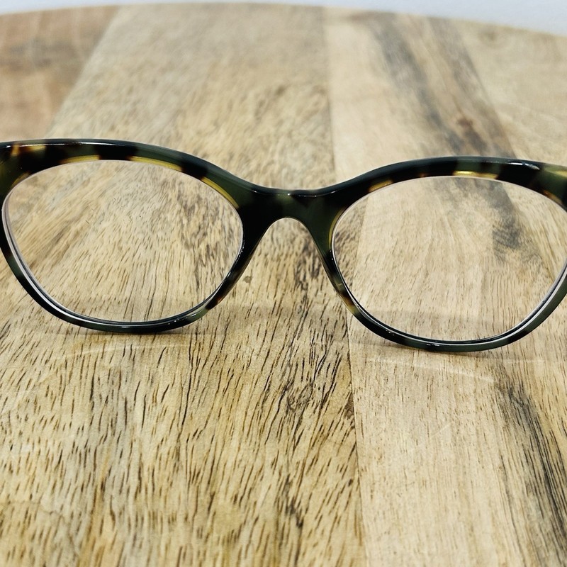 PRADA Cat Eye Black Tortoise Eyeglasses Frames VPR 05W 53-19 389-101 140 Demo gallery
