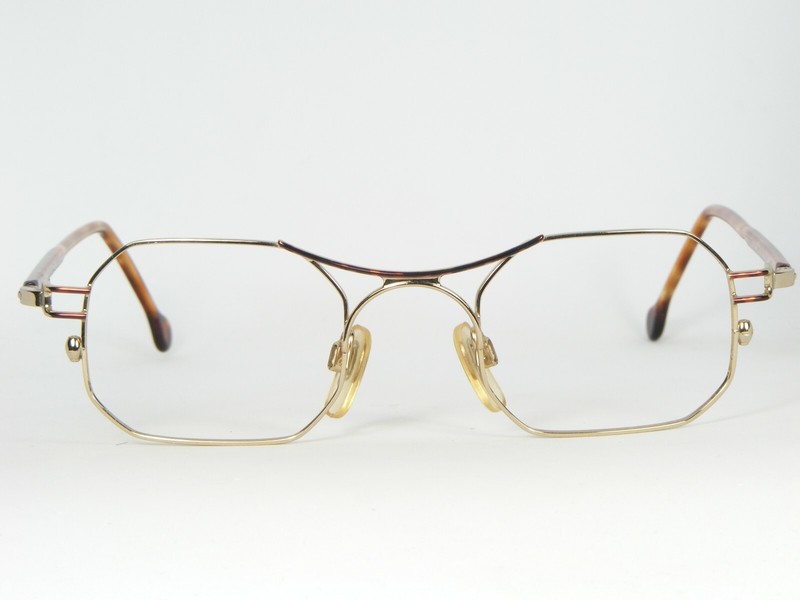 SISLEY SLY 234 M GOLD /HAVANA EYEGLASSES GLASSES METAL FRAME 44-22-140mm (NOTES) gallery