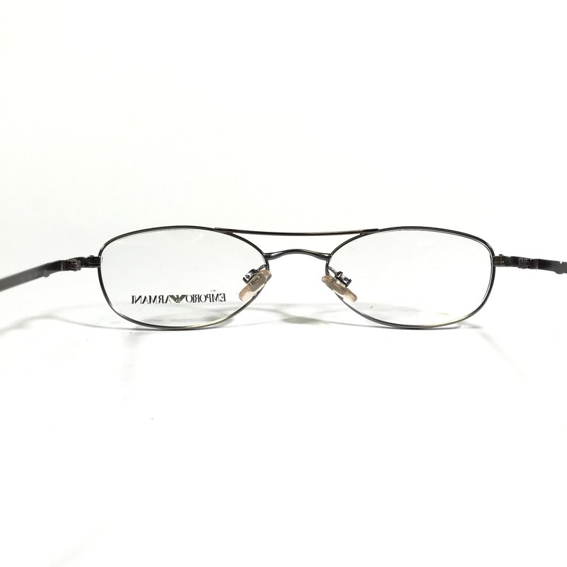 Emporio Armani Eyeglasses Frames 143 1220 Grey Blue Round Full Rim 49-18-142 gallery