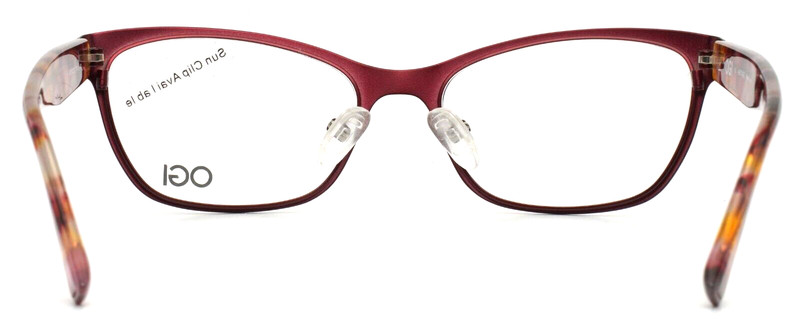 OGI Heritage 9115/2130 Burgundy Womens Cat Eye Eyeglasses 51-17-140 B:35 gallery