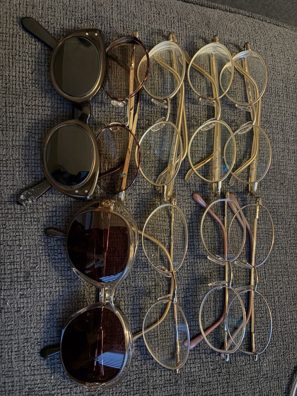 Lot of 9 Vintage Eyeglasses Designer Frames 70’s-80’s-90’s Era Women