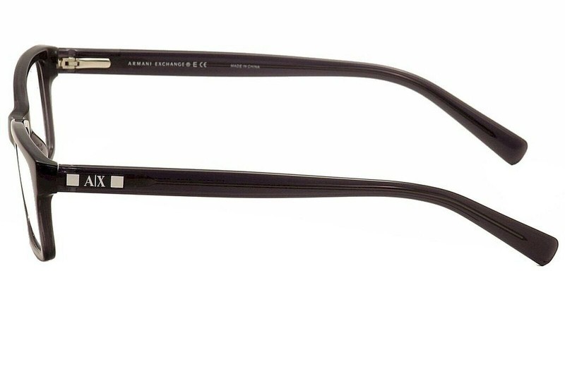 A|X Armani Exchange Men's AX3007 8005 53mm Square Eyewear Frames, Black gallery