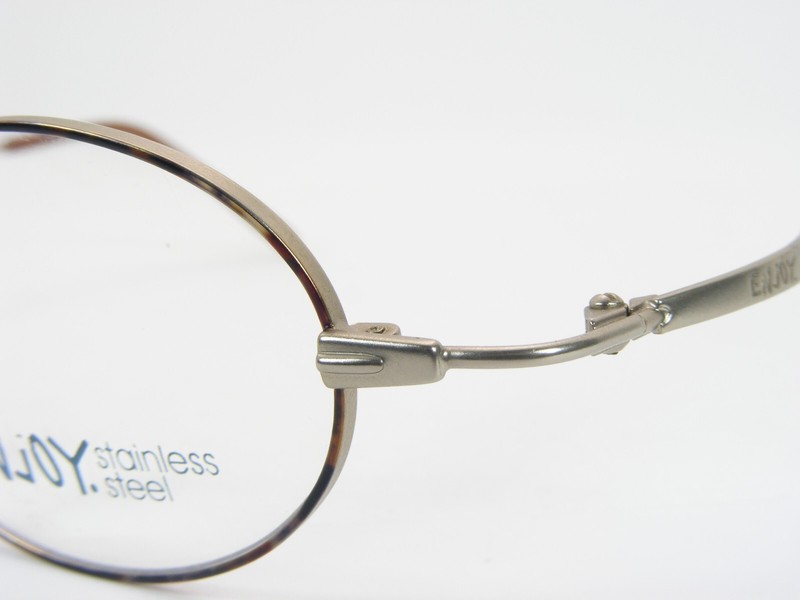 Vintage ENjOY E 1704 A TORTOISE /PALE GOLD EYEGLASSES GLASSES E1704 45-19-135mm gallery