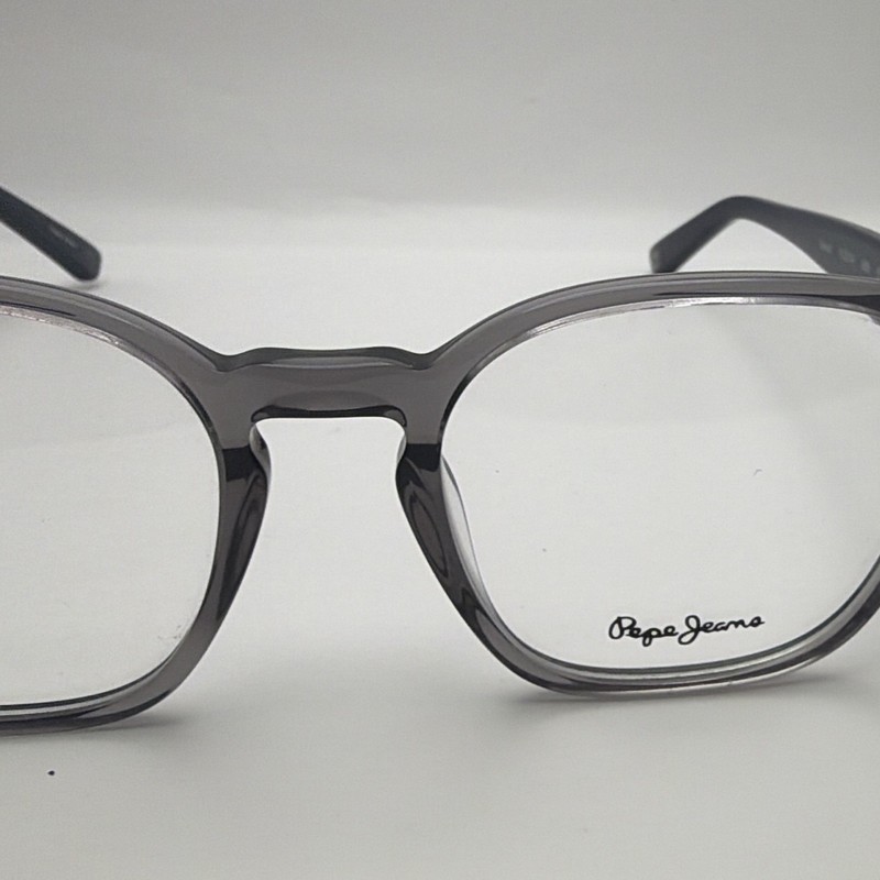 Pepe Jeans Geralt PJ3514 988 Gray Square Plastic Full Rim Frames 51/19 145 gallery