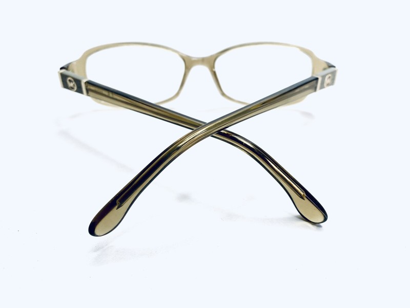 Michael Kors Eyeglasses ￼Rectangular Beige Tan Clear Lucite MK270 239 50 16 135 gallery