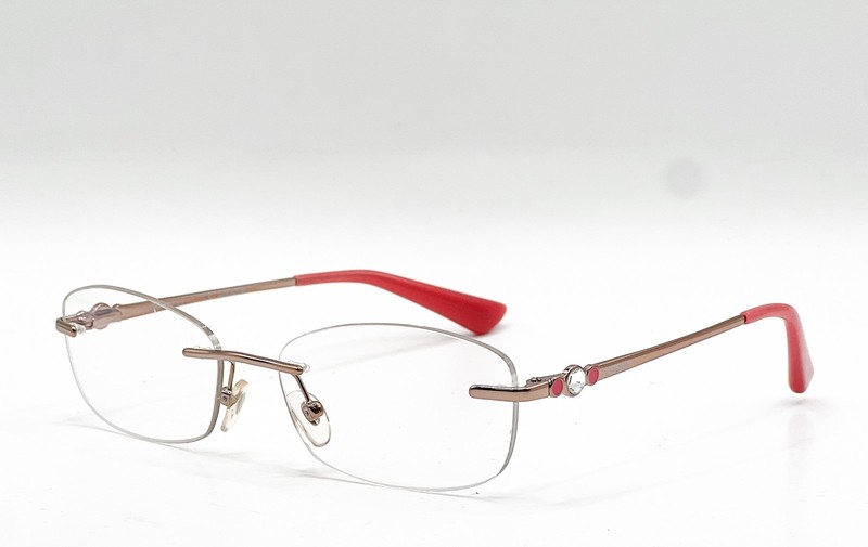 Vogue VO 3956-BI 756 Rose Gold Rimless Authentic Eyeglass Frames 51-17