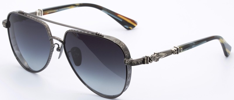 Brand New Heavy Titanium Metal chrome Heart Style Mens Large glass61-21-150 gallery