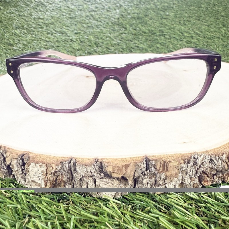 Coach Eyeglasses Frame HC6082 5351 Crystal Plum Blush Gradient Cat Eye 51-17-135