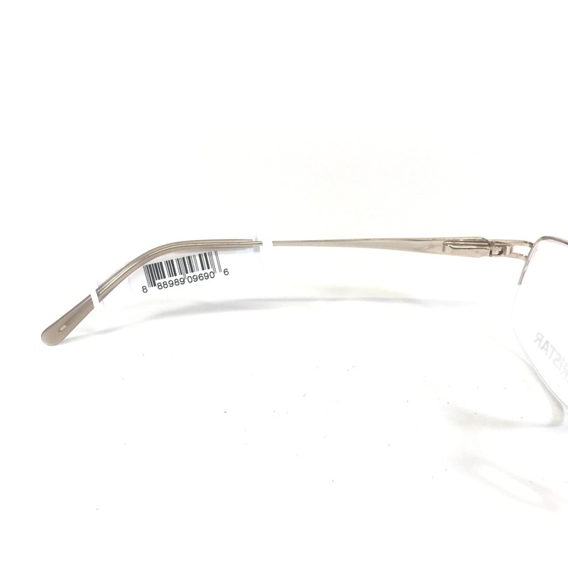 Aristar Eyeglasses Frames AR16392 COLOR-565 Shiny Gold Square Half Rim 53-17-135 gallery