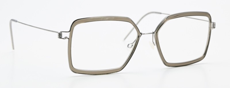 LINDBERG Eyeglasses Karen 51-16 145B Col P10 Air Titanium Rim P10 Silver Poli... gallery