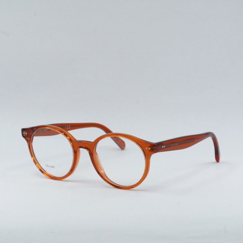 CELINE CL50008I 042 Transparent Orange 49mm Eyeglasses New Authentic gallery