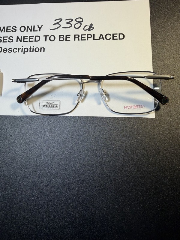 TIMEX 5:47PM NOS T-SERIES Gray Eyeglasses Frame 57 18-150 GM gallery