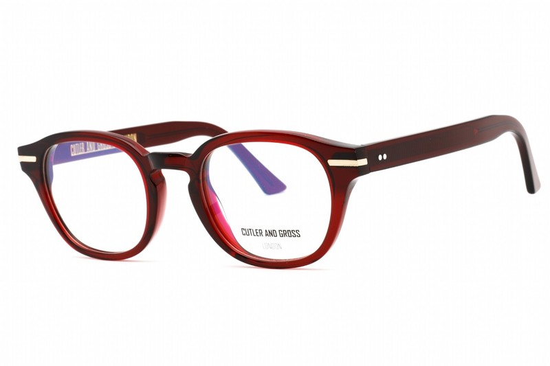 CUTLER AND GROSS CG1356-007-51 Eyeglasses Frame Size 51mm 22mm 145mm BORDEAUX U gallery
