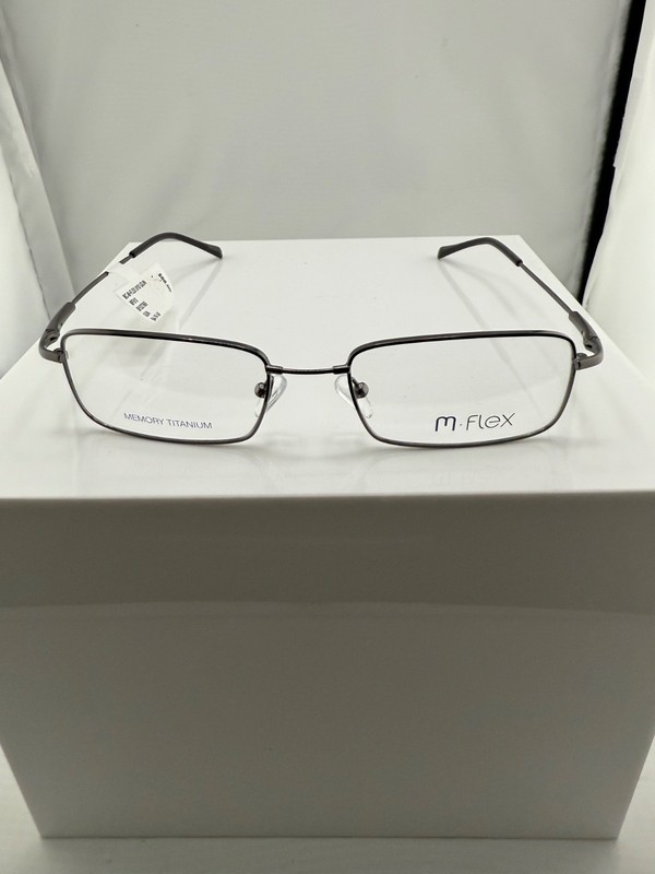 M-Flex MF 510 Gun Gunmetal Eyeglass Frame 54 19 145 NWT
