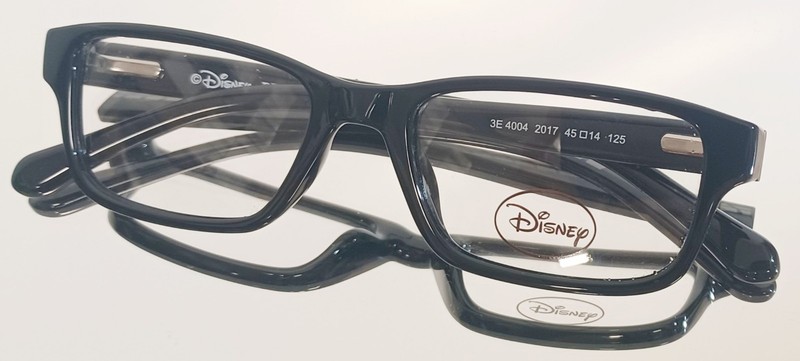 Originale DISNEY 3E 4004 2017 Eyeglasses BLACK New Plastic 45-14-125 Kids gallery