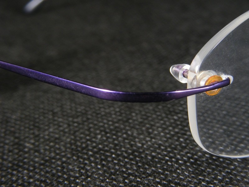 Opdo eyewear 7135-5 Purple UNIQUE RARE RIMLESS EYEGLASSES GLASSES 48-19-145mm gallery