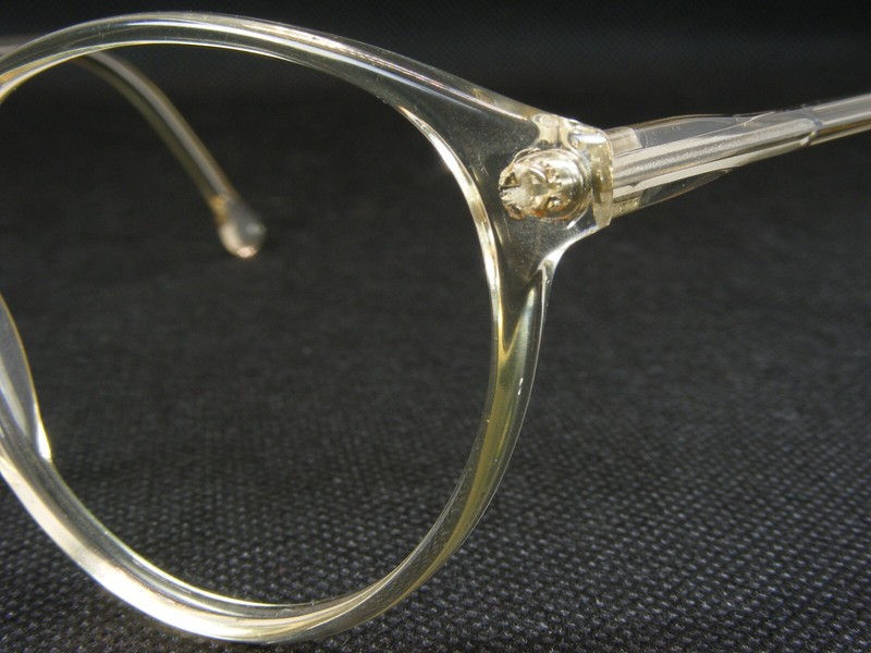 Vintage MEITZNER CALW 157 Clear Transparent UNIQUE RARE EYEGLASSES 50-19-135mm gallery