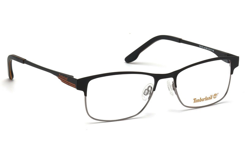 Timberland TB1316 Matte Black 005 Metal Optical Eyeglasses Frame 54-17-140 RX A gallery