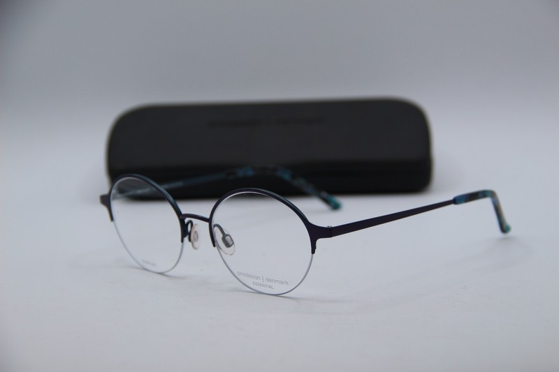NEW PRODESIGN DENMARK 1440 STRING C. 3931 PURPLE BLUE AUTHENTIC EYEGLASSES 48-17