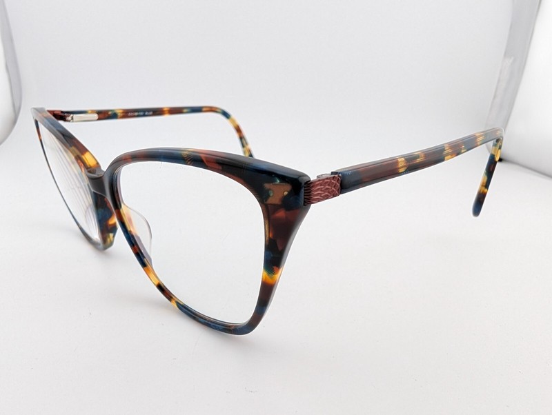 Wittnauer Eyeglasses, Frames Only, Serenity, 53-15-135, Plastic, Blue Multi gallery