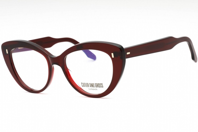 CUTLER AND GROSS CGOP135-008-53 Eyeglasses Frame Size 53mm 18mm 145mm BURGUNDY