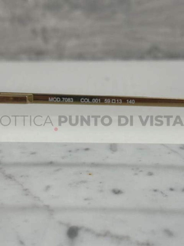 Eyewear Cazal 7083 001 59 13 140 Gold Black 100% Authentic Made in Germany gallery
