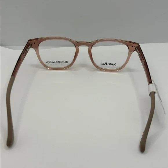 Jonas Paul Harvey/Harper Eyeglass frames Pink Crystal NWT 46-17-30 Square gallery