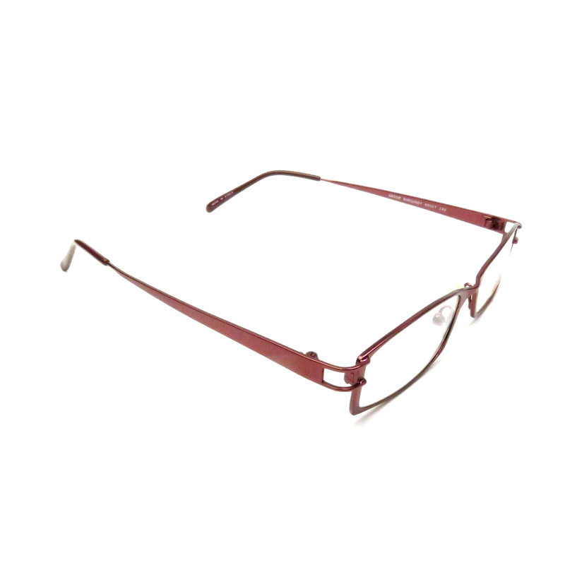 Lido West Club 54 EYEGLASSES GLASSES FRAME slim burgundy 489-17-140