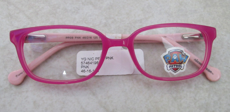 NEW Paw Patrol NIC PP09 Kids Girls Eyeglass Frames 46-16-125 Pink $54.00