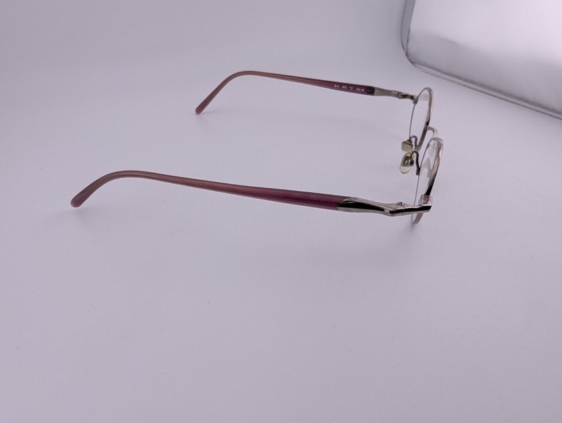 Kata Eyeglasses, Frames Only, Japan, Echo Bry, 45-21-140, Metal, Silver gallery