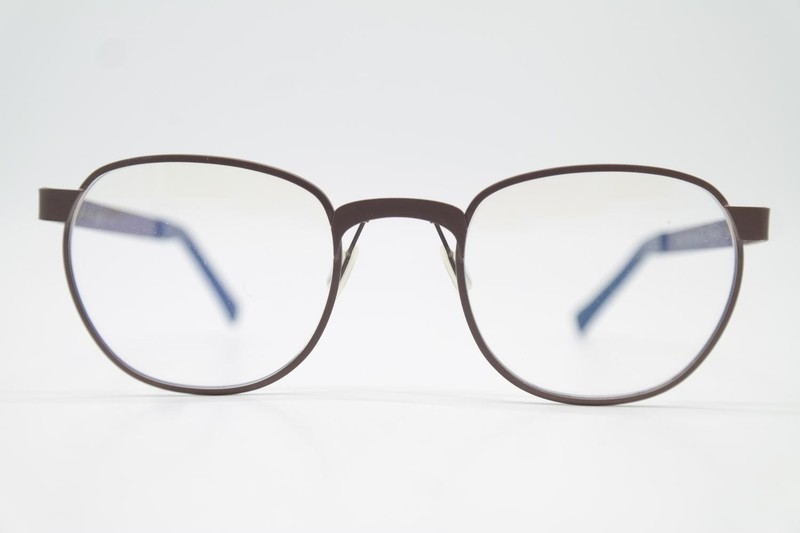 Glasses FRAMERS Bern 004 TITAN Brown Oval Eyeglass Frame New