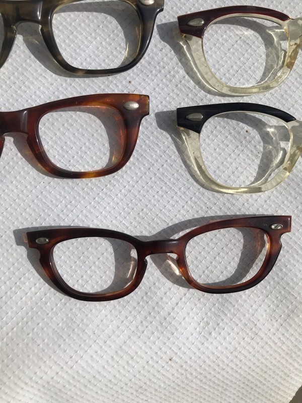 NOS VTG Lot of 26 Pcs. 1950's 1960's Children's Eyeglasses Fronts B&L A/O Shuron gallery
