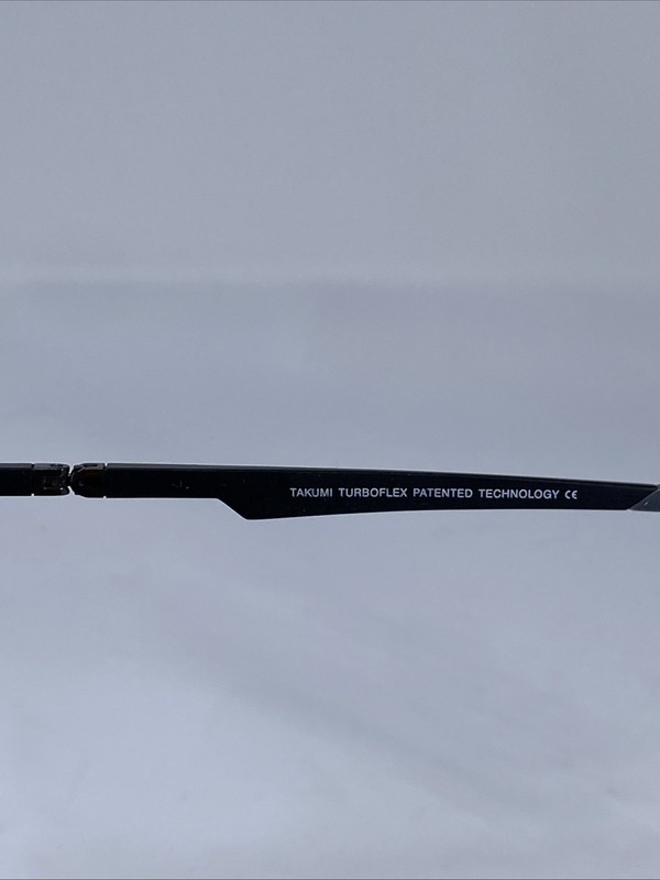 TAKUMI TURBOFLEX TK992 NOS Black Matte 55-17-135 Eyeglasses Frame gallery