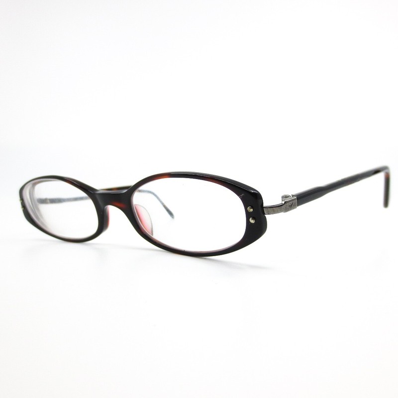 Emporio Armani 567 275 brown Tortoise Round Oval Full Rim 47-18-125 gallery