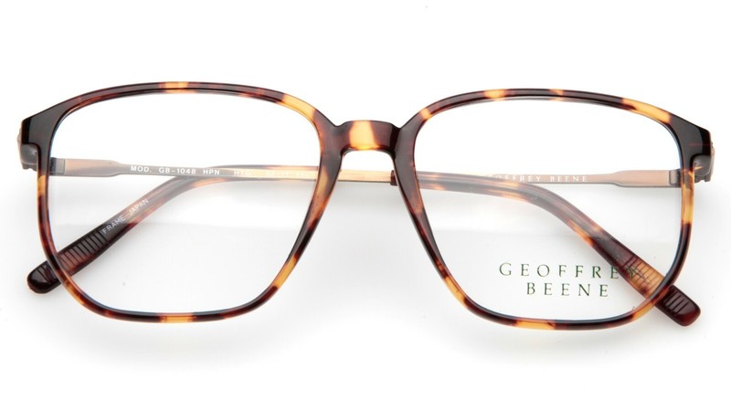 Geoffrey Beene GB-1048 HPN HTO TORTOISE EYEGLASSES FRAME 52-17-135mm B43mm gallery