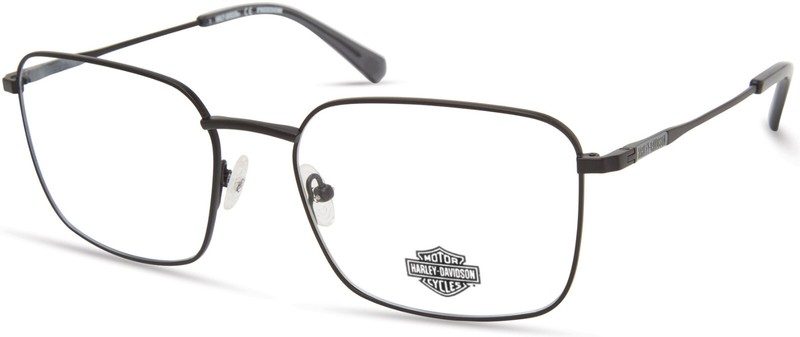 Harley Davidson HD9021 011 Silver Metal Eyeglasses Titanium Frame 54-19-145 HD