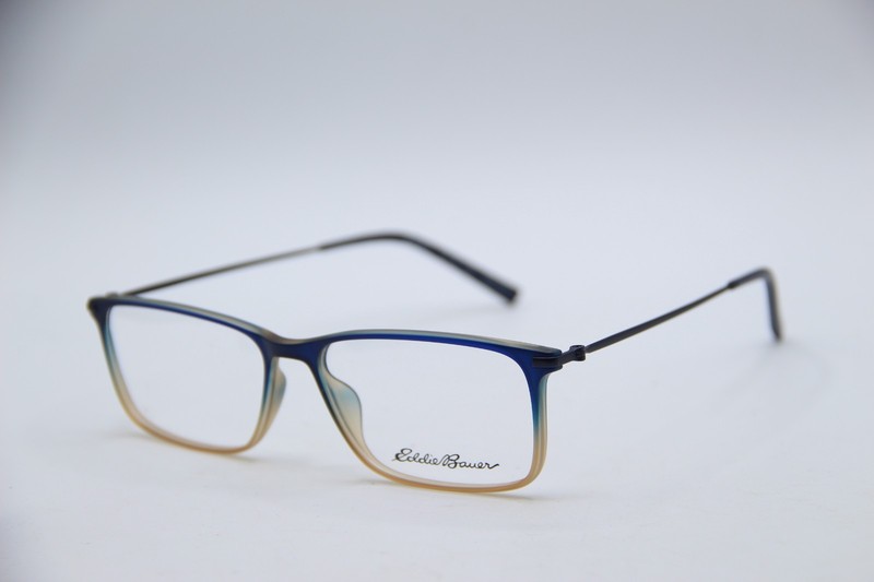 NEW EDDIE BAUER EB32052 NV NAVY BROWN AUTHENTIC EYEGLASSES 55-15