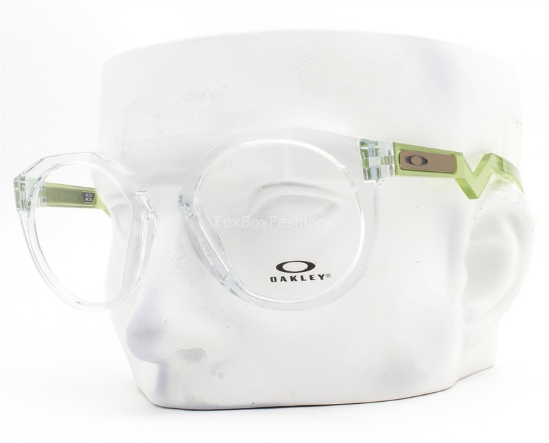 Oakley HSTN RX Eyeglasses OX8139-0750 Glasses Polished Clear Fern 50mm with Case