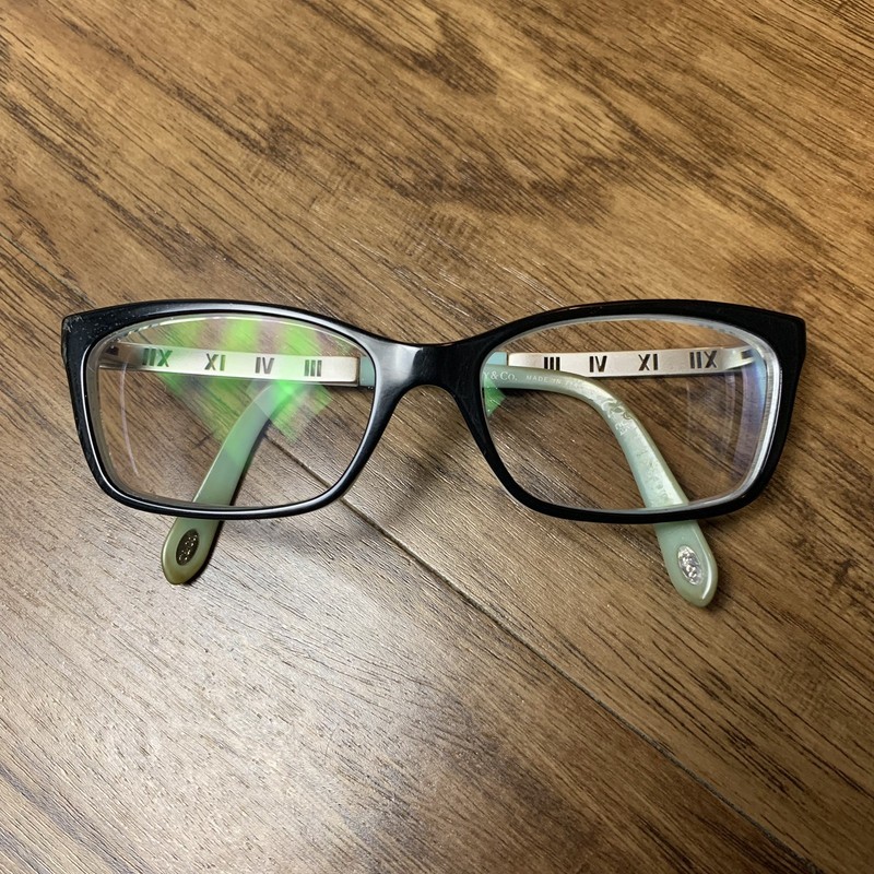 Tiffany & Co TF 2103-B 8055 Black Blue Eyeglasses Frames 53-16-140